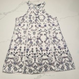 Francesca’s White Floral Dress